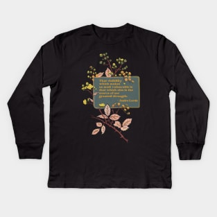 Audre Lorde: we are the source of our greatest strength Kids Long Sleeve T-Shirt